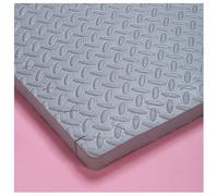 Tappetino da Gioco componibile in Schiuma, 20 Pezzi, 30x30 cm, Spessi Come Piastrelle da Palestra, Spessore 1,27 cm, Tappetino Imbottito per Esercizi a casa, Colore Grigio