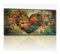 Tappetino da gioco con zone per MTG Magic The Gathering, 61 x 35,6 cm con cuciture TCG tappetino da gioco Commander tappetino da gioco da tavolo in gomma liscia tappetino da gioco da battaglia