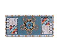 Tappetino da gioco di carte pieghevole antiscivolo, tappetino da gioco per giochi da tavolo con supporto in gomma, tappetino da gioco da tavolo portatile per Poker Magic The