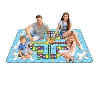 Tappetino Da Gioco Esterno Per - Coperta da Picnic Resistente all'Acqua Scacchiera - Portatile E Pieghevole Con 3 Strati Per Gioco Da Tavolo In Famiglia E Tappeto Per Gattonamento