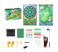 Tappetino da gioco Golf Chipping, tappetino da gioco da golf Chipping a doppia faccia, tappetino per esercizi da golf a doppia faccia, set completo di tappetini per allenamento golf, bersaglio grande