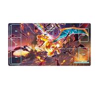Tappetino da gioco in gomma ufficiale Dark Terastal Charizard Pokemon Center ...