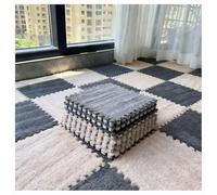 Tappetino Da Gioco In Schiuma Confezione Da 12 Pezzi Soffice E Soffice Protezione Per Pavimenti Quadrati Per Sala Giochi(Light brown+gray,10 pcs)