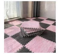 Tappetino Da Gioco In Schiuma Confezione Da 12 Pezzi Soffice E Soffice Protezione Per Pavimenti Quadrati Per Sala Giochi(Pink+gray,36pcs)
