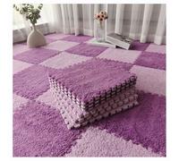 Tappetino Da Gioco In Schiuma Confezione Da 12 Pezzi Soffice E Soffice Protezione Per Pavimenti Quadrati Per Sala Giochi(Light purple+dark purple,32pcs)
