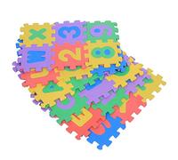 Tappetino da gioco in schiuma EVA morbido, sicuro, non tossico, 36 pezzi, numeri, lettere, piastrelle ad incastro per bambini, per bambini, che imparano a gattonare, giocando,