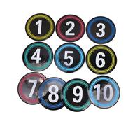 Tappetino da gioco Landmark da 10 pezzi per attività sportive, pavimento del