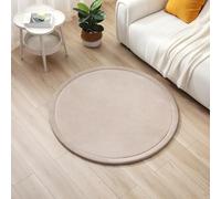 Tappetino da gioco morbido per bambini, 120x120x2,5 cm, beige, con memory foam di alta qualità, tappetino per gattonare con antiscivolo