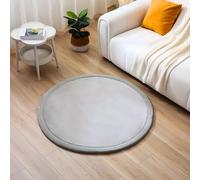 Tappetino da gioco morbido per bambini, 120x120x2,5 cm, grigio, con memory foam di alta qualità, tappetino per gattonare con fondo antiscivolo