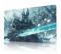 Tappetino da gioco MTG TCG 24" x 14" con bordi cuciti e superficie in gomma liscia per giochi di carte Tappetino da gioco antiscivolo Tappetino da gioco da battaglia con borsa portaoggetti gratuita