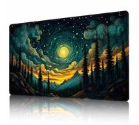 Tappetino da gioco MTG TCG 24" x 14" con bordi cuciti e superficie in gomma liscia per giochi di carte Tappetino da gioco antiscivolo Tappetino da gioco da battaglia con borsa portaoggetti gratuita