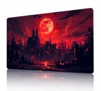 Tappetino da gioco MTG TCG 24" x 14" con bordi cuciti e superficie in gomma liscia per giochi di carte Tappetino da gioco antiscivolo Tappetino da gioco da battaglia con borsa portaoggetti gratuita