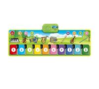 Tappetino da gioco musicale interattivo per bambini, con 8 suoni di strumenti, migliora la coordinazione e lo sviluppo sensoriale, tappetino da danza portatile per bambini
