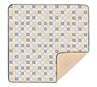 Tappetino da gioco per bambini con gatti colorati e leggeri, grande, robusto, per interni ed esterni, atossico, per la pancia, per bambini, bambini, 127 x 127 cm