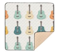 Tappetino da gioco per bambini, stile boho, stile semplice, grande, robusto, non tossico, pieghevole, per attività sportiva, per bambini, bambini, bambini, bambini, 127 x 127 cm, pianoforte per Bebes