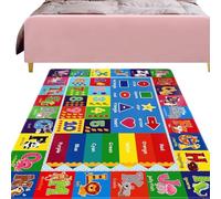 Tappetino da gioco per bambini - Tappeto per attività educative interattive da 47,24x31,5 pollici, tappeto ABC extra large, tappetino l'apprendimento dei numeri ', attrezzatura la camera l