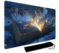 Tappetino da gioco per MTG, con custodia impermeabile, borsa nera Szie 60 x 35 cm, con zona MTG, bordi cuciti, gioco Mat Trading Card Game Playmats TCG Game Mat (No Zone,6)