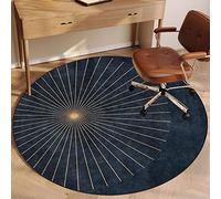 Tappetino da Gioco per Ufficio Rotondo, Diametro di 140 cm, Protezione Multiuso per Pavimenti per Moquette e Legno Duro, Tappetino per la scrivania per Home Office, Tappeto per la Protezione del