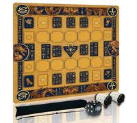 Tappetino da gioco per Yugioh, compatibile con Yu-Gi-Oh, TCG, contatori gratuiti e borsa portaoggetti, zone duello con regola principale per due giocatori, tappetino da gioco di carte extra large per