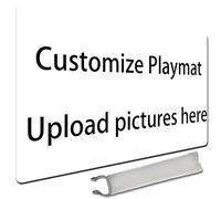 Tappetino da gioco personalizzato Custom Play 60 x 35 cm, protezione antiscivolo con tasca per tappeto, area di gioco stampabile e bordi cuciti opzionali, ogni immagine stampata il tuo design torneo e