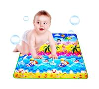 Tappetino da gioco,Tappetino da gioco pieghevole per - da per da pavimento, tappeto da morbido per bambini piccoli, grande tappeto imbottito antiscivolo per gattonare e giocare