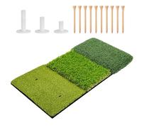 Tappetino da golf di alta qualità influenza l'erba, tappetino da golf in erba artificiale | Tappetino da allenamento da golf portatile per esercizi di oscillazione, tappetino da golf resistente per