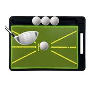 Tappetino da golf hiting, tappetino da allenamento per analisi di Swing Path, strumento per l'allenamento pesante con una base antiscivolo per interni ed esterni