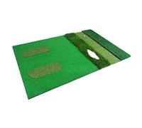 Tappetino da golf in gomma resistente, Indoor/Outdoor Golf Hitting Putting Swing Practice Mat Green 100x150cm (39.4x59.1 Inches)