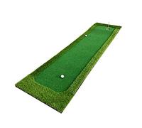 Tappetino da golf in gomma resistente, Indoor Outdoor Golf Putting Mat Synthetic Turf With 6 Practice Balls 50-100x300cm(A,75x300cm)