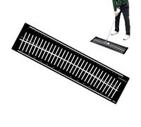 Tappetino da golf - Supporto pieghevole per esercizi da golf, supporto per l'allenamento indoor, base antiscivolo, facile da riporre su rotelle, guida precise | Per sessioni di esercizio a casa, al