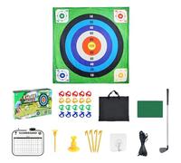 Tappetino da golf - Tappetino da pratica da golf 150x150 cm, resistente su entrambi i lati | Area di impatto realistica per l'allenamento 'oscillazione con organizzazione intuitiva, pratica tappet