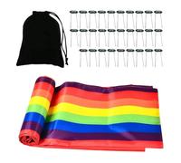 Tappetino da lavoro di squadra, gioco di cooperazione per gruppi, scivolo arcobaleno, adatto per bambini, giovani, genitori, kita, famiglia, riunioni di gioco, giardino, cortile, parco, prato