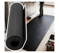 Tappetino da Lavoro Elettrico di Grandi Dimensioni 9 8 7 6 5 4 3 2 1 M, Tappetini Isolati Ad Alta Tensione per Spazi Commerciali Domestici(Black,Lxt 8.5mx3mm)