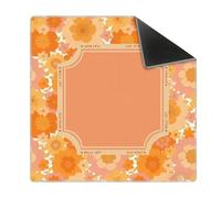 Tappetino Da Mahjong Piante Tropicali Stile Vintage Antiscivolo 80 x 80 cm | Copertura Per Mahjong Da Tavolo Per Giochi con Tessere Casa Dormitorio Appartamento Arredamento Soggiorno