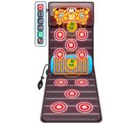 Tappetino da Massaggio Comfier con 20 Teste Shiatsu, Massaggio Completo Riscaldato per Il Rilassamento di Collo, Schiena E Zona Lombare