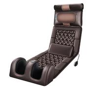 Tappetino da massaggio con cuscinetti termici per alleviare il dolore alla schiena, vibrazione di tutto il corpo con 10 motori vibranti, soluzione per massaggio definitivo per collo, colonna