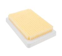 Tappetino da Massaggio per Bagno Beige in Plastica per Schiena | Pulizia Profonda Multifunzione, Facile da Pulire, Risparmia ed Energia, Accessorio per Doccia e Bagno