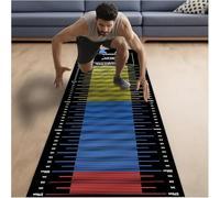 Tappetino da palestra in gomma, tappetino portatile per allenamento, tappetino per saltare a corda, tappetino di misurazione per salto spesso 3 mm per allenamento fitness