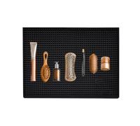 Tappetino da parrucchiere - tappetino da parrucchiere per stazione | Clipper Organizer Station Mât | Salon Barbershop | Contatore per clip | Clipper Mats | Parrucchieri Service Mats | Counter