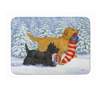 Tappetino da pavimento ""Caroline's Treasures Golden Retriever Keep Up There Scottie"", 19"" x 27"" multicolore