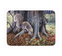 Tappetino da pavimento ""Caroline's Treasures Grey Squirrels around the Tree"", 19 x 27 cm, multicolore