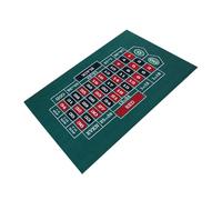 Tappetino da poker a doppia faccia - Blackjack e Texas Hold 'em disponibili tappetini da tavolo, craps e roulette in feltro, tappetini in tessuto verde - attrezzature di copertura