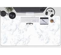 Tappetino da Scrivania 100x50 cm Superficie Protettiva per Ufficio e Casa in Vinile PVC Facile da Pulire Impermeabile Antiscivolo Protezione e Decorazione - Arte del marmo