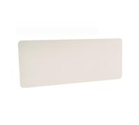 Tappetino da scrivania beige, 120 x 40,9 cm, per scrivanie in piedi e ufficio a casa e ufficio, altezza 40 cm, antiscivolo, double face, protezione per il pavimento, comfort ergonomico