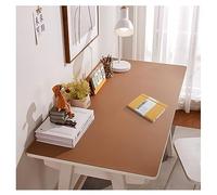 Tappetino da scrivania extra large impermeabile in pelle PU marrone elegante protezione e superficie di scrittura versatile 100 x 100 cm tappetino per mouse e blocco note per ufficio e uso domestico