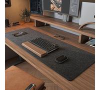 Tappetino da scrivania in feltro grigio scuro 36x12 pollici