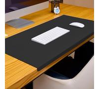 Tappetino da scrivania in pelle, antiscivolo, grande, impermeabile, tappetino per scrivania per ufficio, laptop, tappetino per mouse in pelle PU con protezione per bordi per ufficio/casa, 70 x 40 cm,