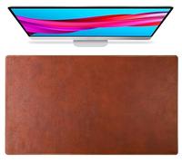 Tappetino da scrivania originale per ufficio, Tappetino mouse da gioco grande, Copertina protettiva per scrivania, Per la protezione e l'arredamento di casa e ufficio(DarkBrown,80x45cm)