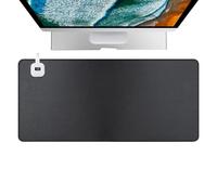 Tappetino da scrivania riscaldato elettrico, a riscaldamento rapido, 220 V, regolabile da 35 a 55 °C, ideale per ufficio, casa, computer, per inverno, clima freddo, studio