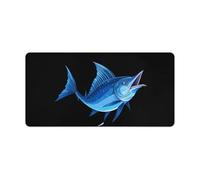 Tappetino da scrivania Swordfish Marlin Sailfish, grande tappetino per mouse da gioco con base in gomma, protezione per scrivania per ufficio e casa